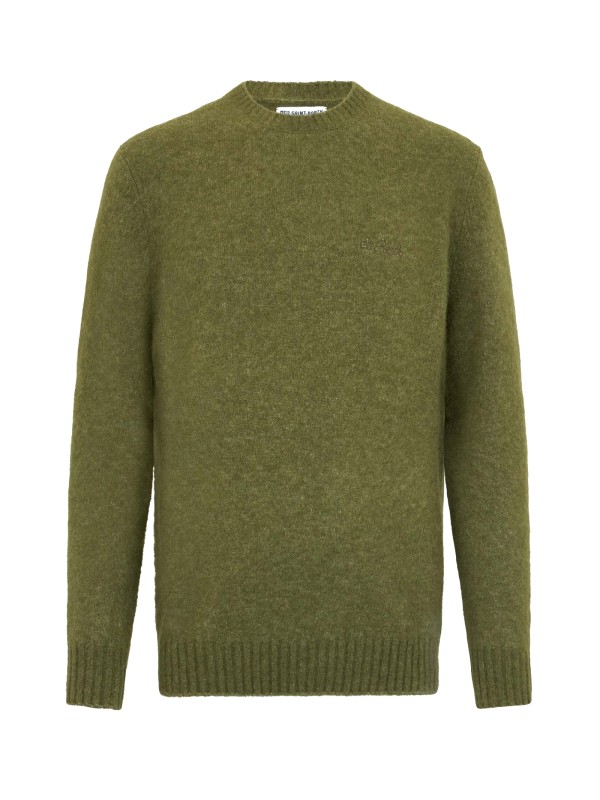 Maglia girocollo verde stretch Maglia girocollo verde stretch