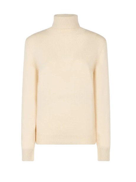 Wool Turtleneck Off White