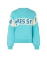 Apres Ski Blue Crewneck Sweater