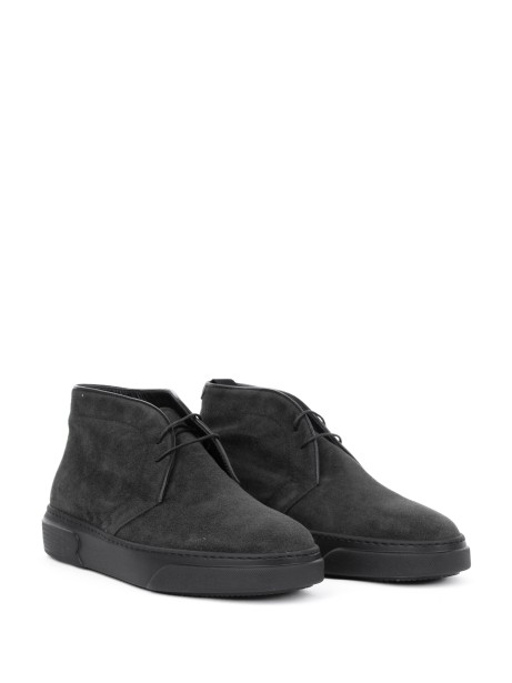 Polacco antracite in suede 2