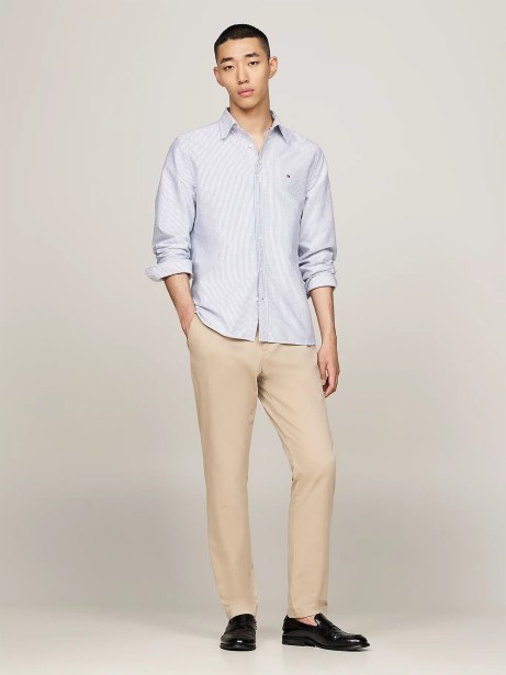 Heritage regular fit striped Oxford shirt 2