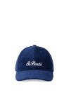 Cappello baseball blu con logo