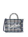 Colette checked wool handbag