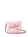 Borsa Parisienne in tweed rosa con tracolla