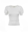 White Puff Sleeve T-Shirt