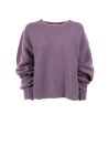 Women's Purple Crewneck Sweater