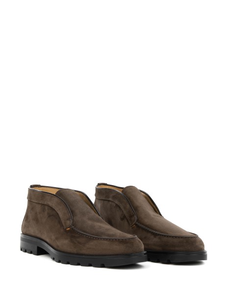Polacco slip on in suede marrone 2
