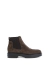 Beatles in suede dark brown women