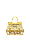 Sicily Medium Handbag White Yellow