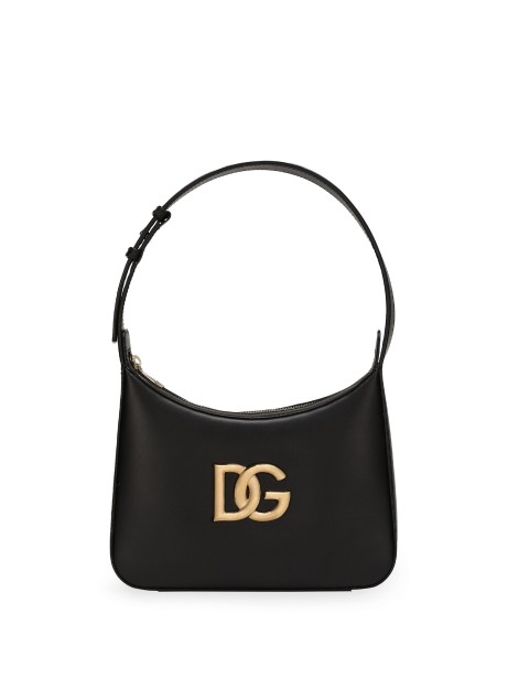 3.5 Leather Shoulder Bag with Logo