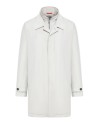 Men's Waterproof Jacket White Long