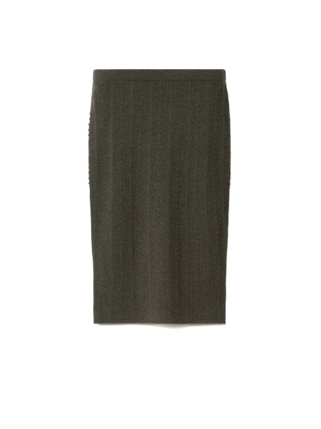 Platinum midi skirt