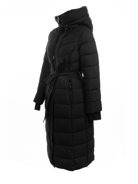 Quilted Down Jacket with Hood