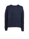 Women's Blue Crewneck Sweater