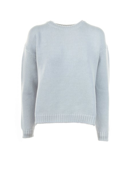 Women's Light Blue Crewneck Sweater