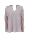 Women's Mauve V-Neck Sweater