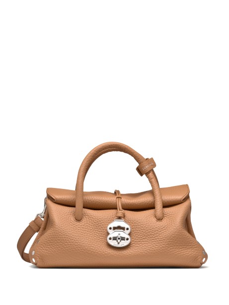 Alma Centauro brown leather bag with shoulder strap