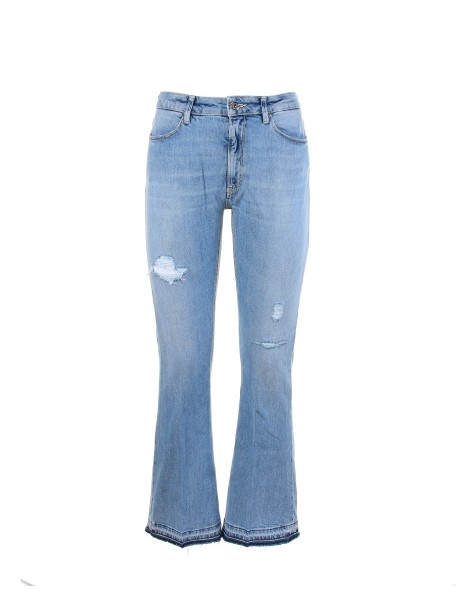 Mandy jeans with worn detail