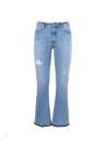 Mandy jeans with worn detail