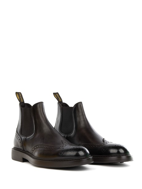 Beatles dark brown dovetail in leather 2