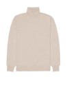 Beige Men's Turtleneck