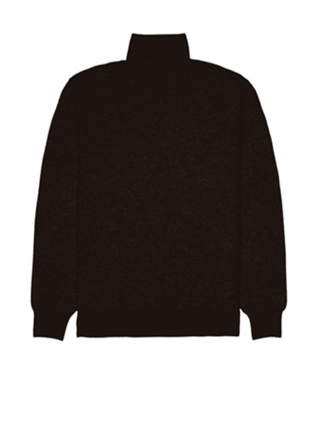 Men's dark brown turtleneck