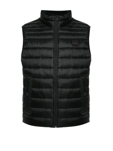 Gilet nero trapuntato