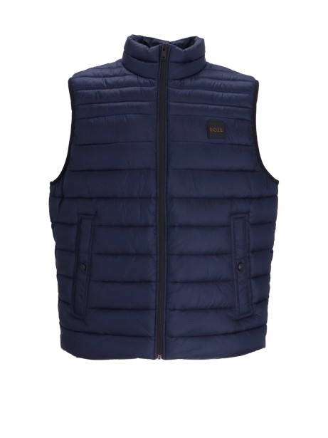 Gilet blu navy trapuntato