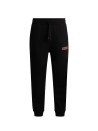 Black Tracksuit Bottoms With Logo