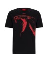 T-shirt nera uomo