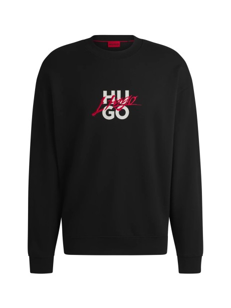 Black Logo Crewneck Sweatshirt