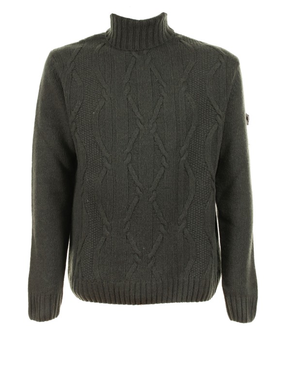 Turtleneck with texture