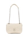 Sveva ivory eco nappa shoulder bag