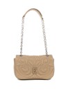 Sveva camel eco nappa shoulder bag