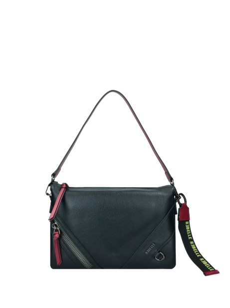 Blondie two-tone leather shoulder bag