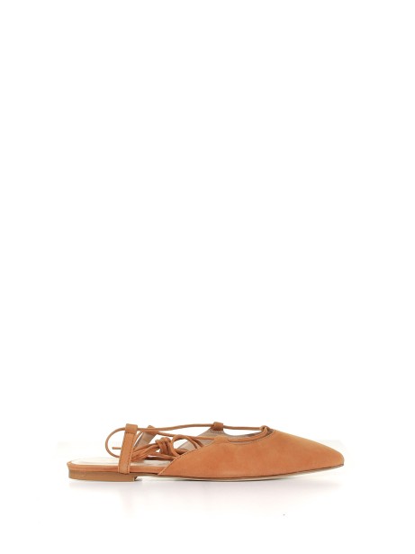 Ballerina flat shoes with ankle strap Ballerina flat shoes with ankle strap