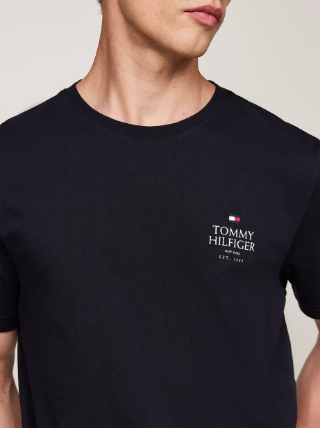 T-shirt blu navy con logo