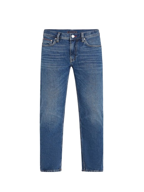 Faded Denton Straight Fit Jeans