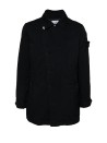 Men's Trench Coat with Logo Patch