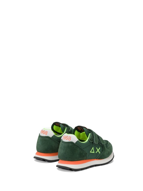 Sneaker kids verde con strap