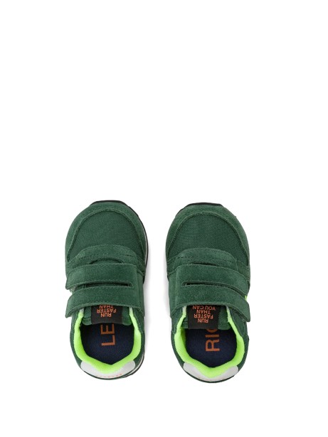 Sneaker kids verde con strap
