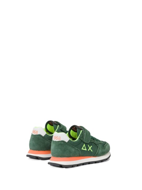 Sneaker kids verde con strap
