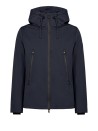 Men's Blue Jacket with Zip and Hood