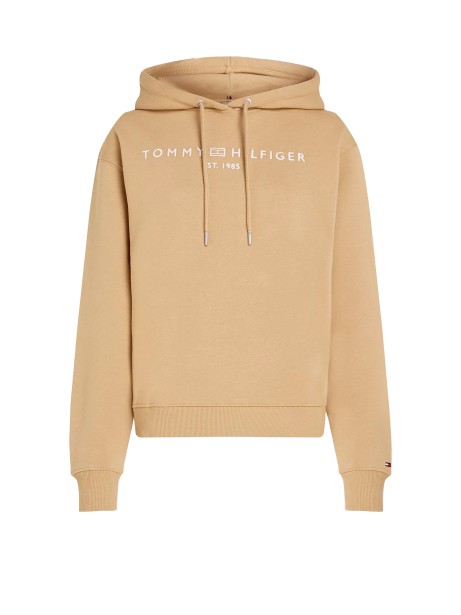 Hoodie with embroidered logo