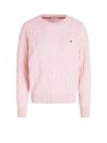 Pure Wool Knitted Sweater Pink