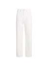 High Waist Straight Relaxed Fit Jeans White