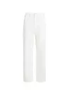 High Waist Straight Relaxed Fit Jeans White