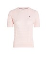 Slim fit short-sleeved pullover