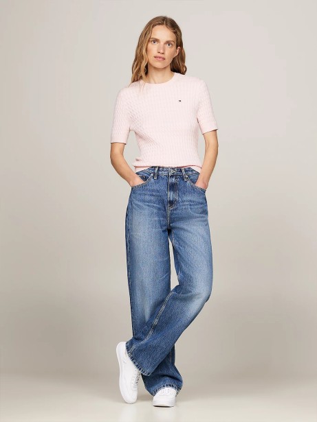 Slim fit short-sleeved pullover 2