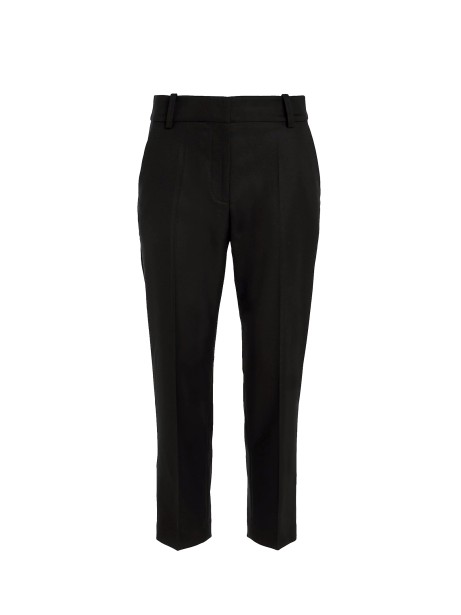 Slim fit straight trousers